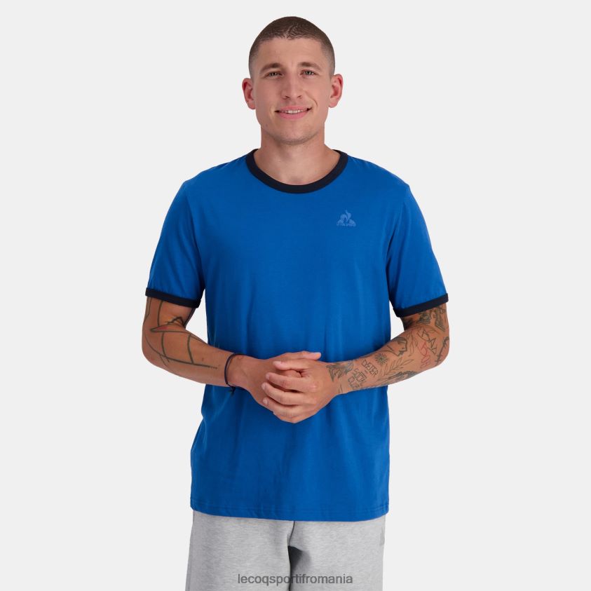 bărbați tricou de moda albastru 4L4FJF145 Le Coq Sportif îmbrăcăminte