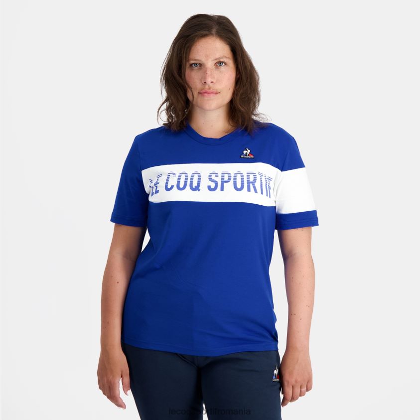 bărbați tricou de moda albastru 4L4FJF161 Le Coq Sportif îmbrăcăminte