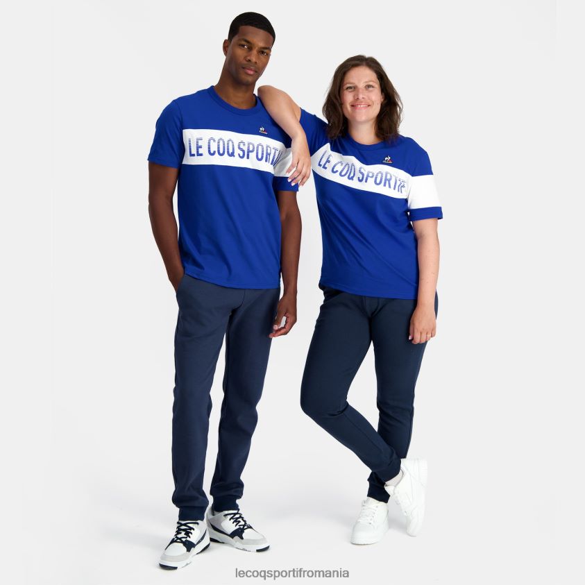 bărbați tricou de moda albastru 4L4FJF161 Le Coq Sportif îmbrăcăminte