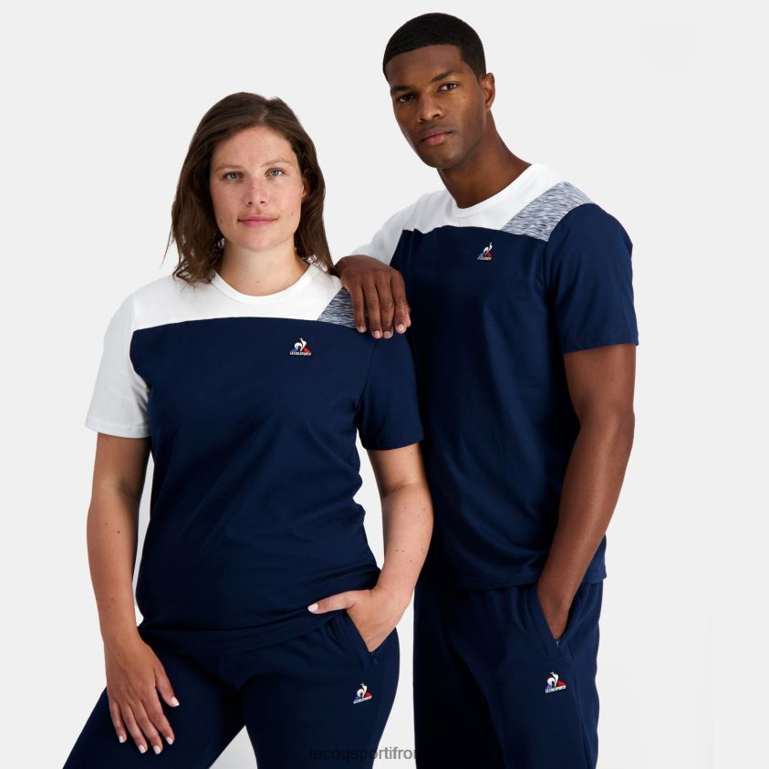 bărbați tricou de moda albastru 4L4FJF167 Le Coq Sportif îmbrăcăminte