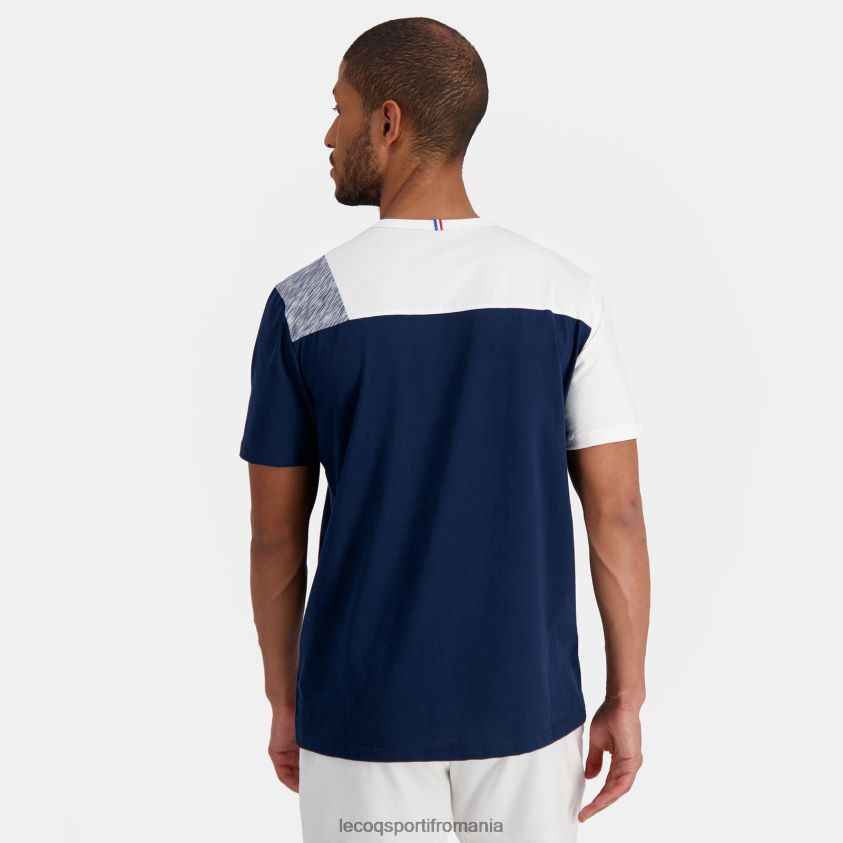 bărbați tricou de moda albastru 4L4FJF167 Le Coq Sportif îmbrăcăminte