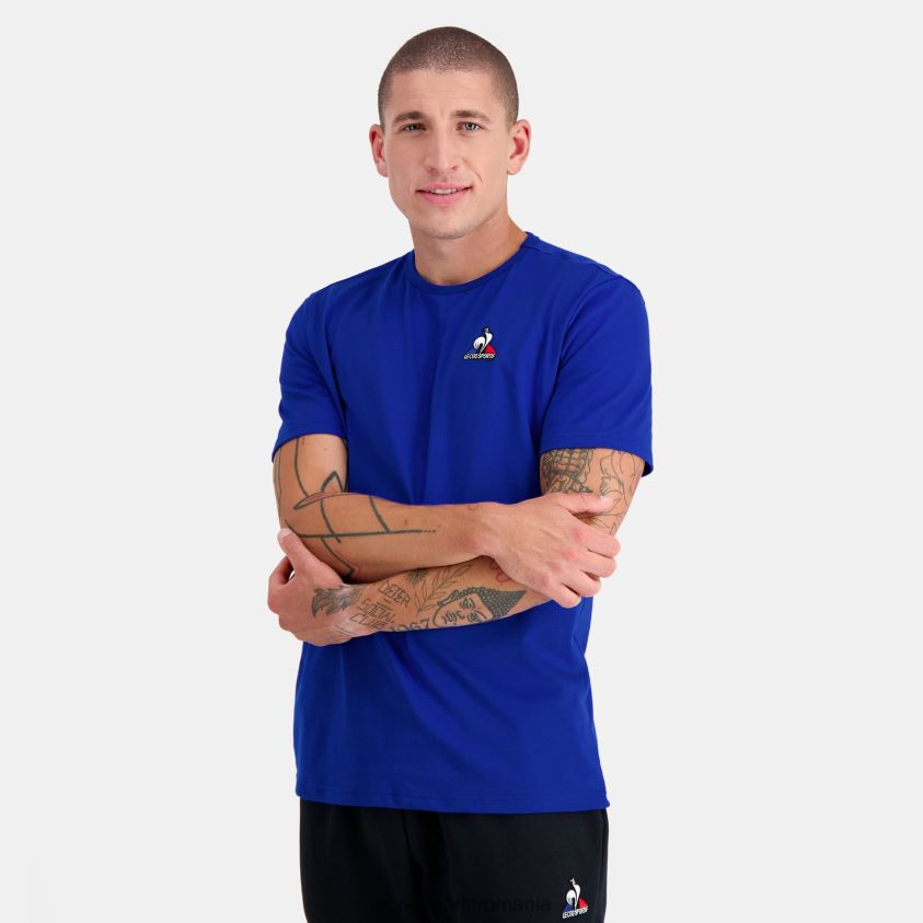 bărbați tricou de moda albastru 4L4FJF178 Le Coq Sportif îmbrăcăminte