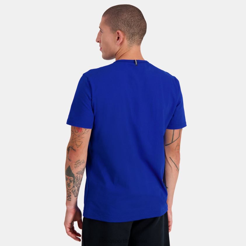 bărbați tricou de moda albastru 4L4FJF178 Le Coq Sportif îmbrăcăminte
