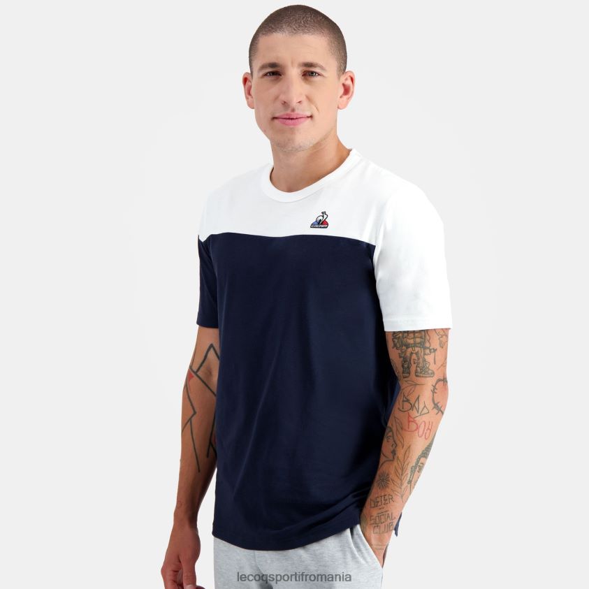 bărbați tricou de moda albastru 4L4FJF182 Le Coq Sportif îmbrăcăminte