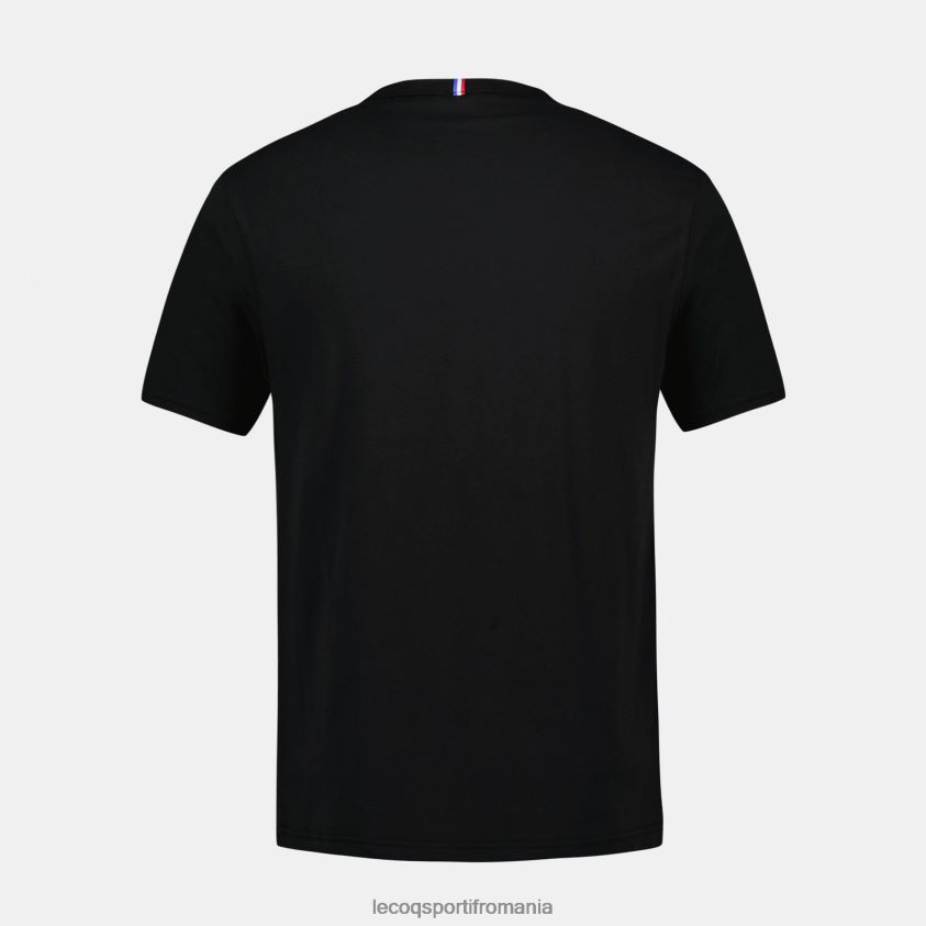 bărbați tricou de moda negru 4L4FJF153 Le Coq Sportif îmbrăcăminte