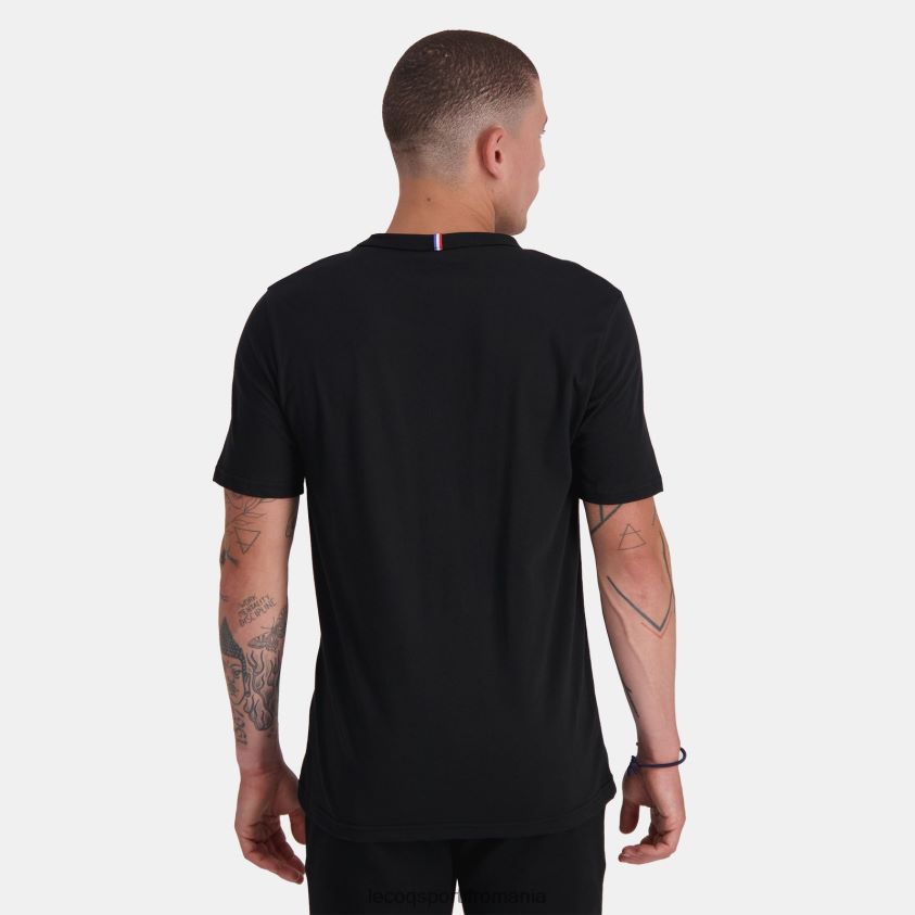 bărbați tricou de moda negru 4L4FJF153 Le Coq Sportif îmbrăcăminte