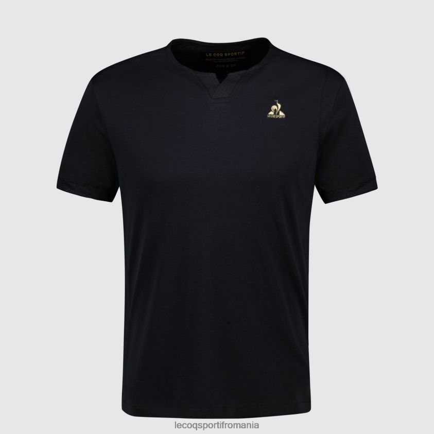 bărbați tricou de moda negru 4L4FJF155 Le Coq Sportif îmbrăcăminte