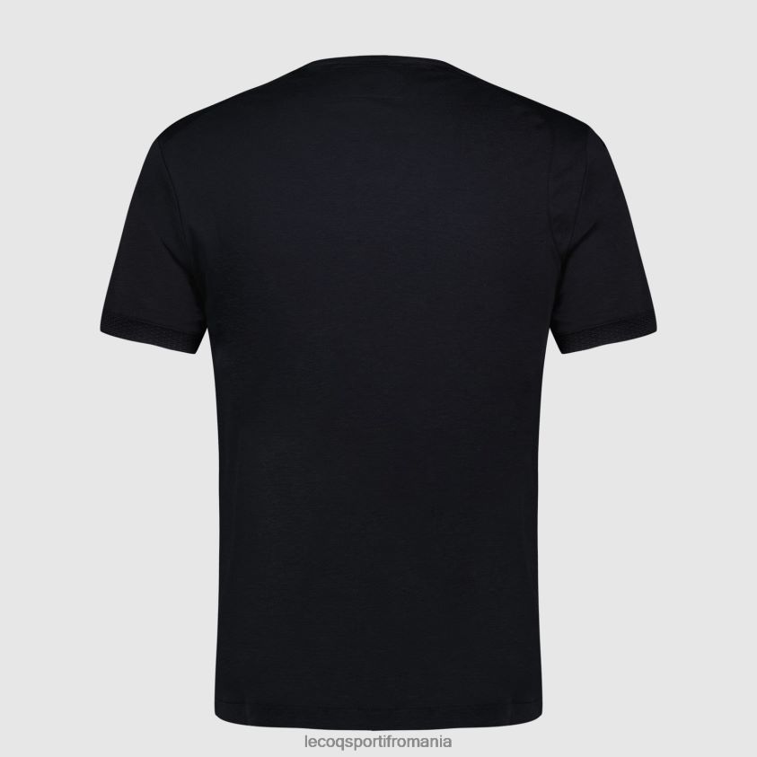 bărbați tricou de moda negru 4L4FJF155 Le Coq Sportif îmbrăcăminte