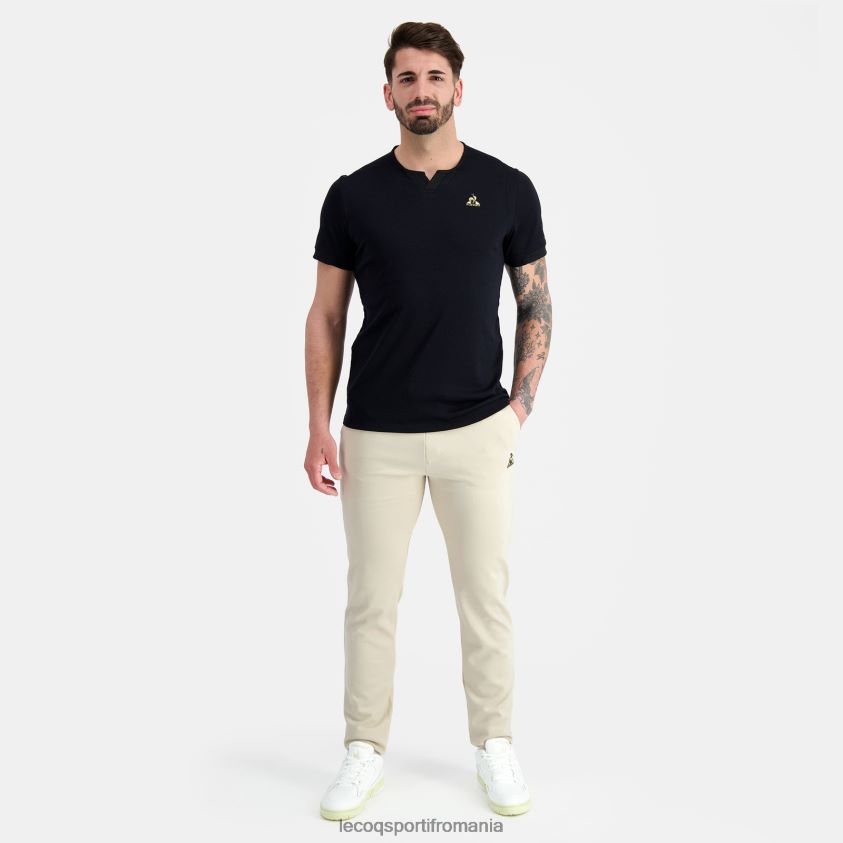 bărbați tricou de moda negru 4L4FJF155 Le Coq Sportif îmbrăcăminte