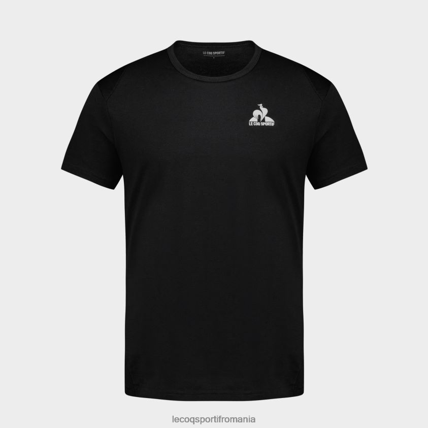bărbați tricou de moda negru 4L4FJF174 Le Coq Sportif îmbrăcăminte