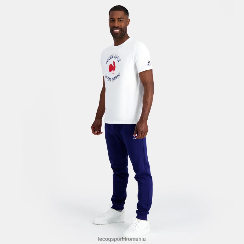 bărbați tricou - france rugby white 4L4FJF169 Le Coq Sportif îmbrăcăminte