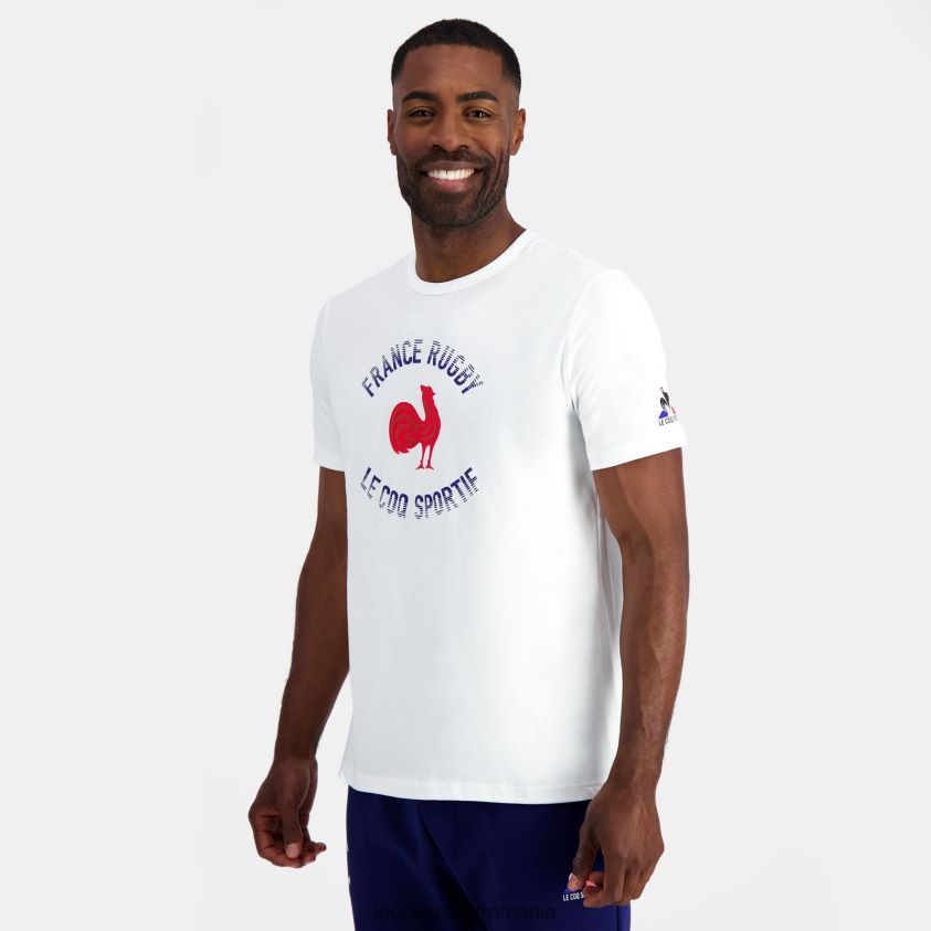 bărbați tricou - france rugby white 4L4FJF169 Le Coq Sportif îmbrăcăminte