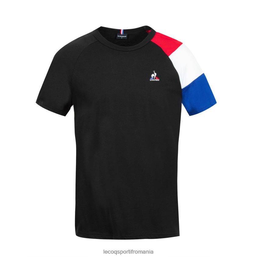 bărbați tricou negru 4L4FJF192 Le Coq Sportif îmbrăcăminte