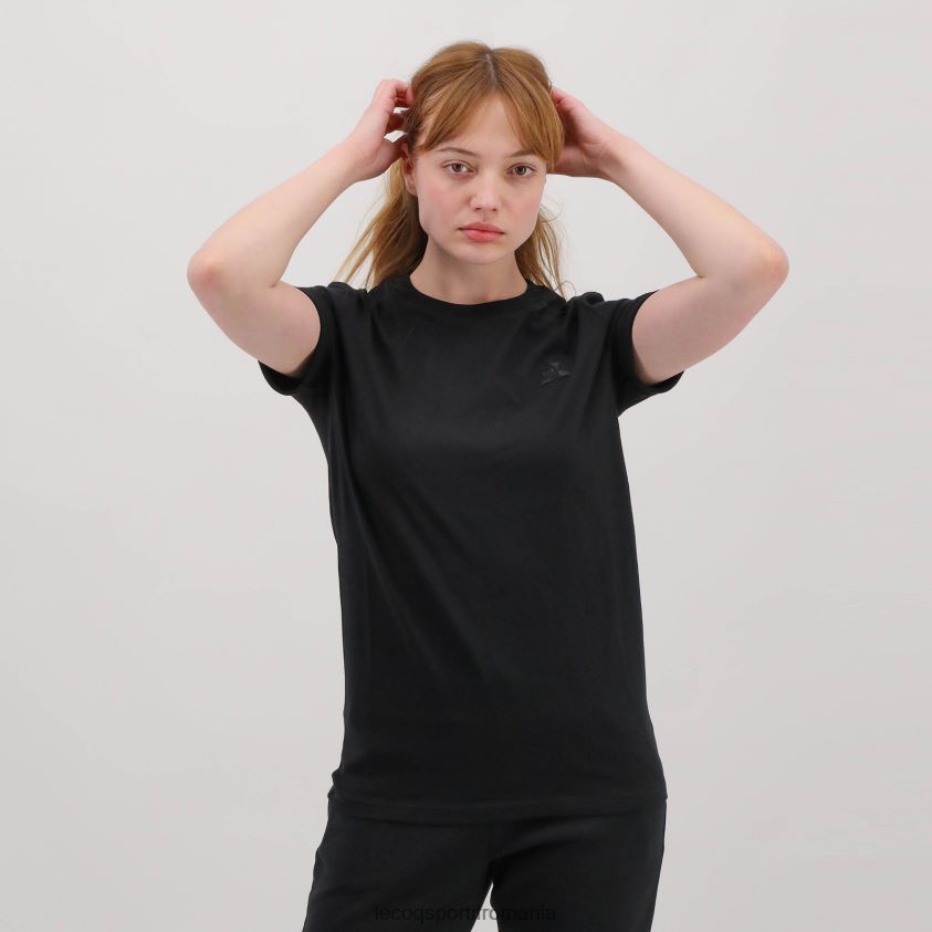bărbați tricou negru 4L4FJF195 Le Coq Sportif îmbrăcăminte