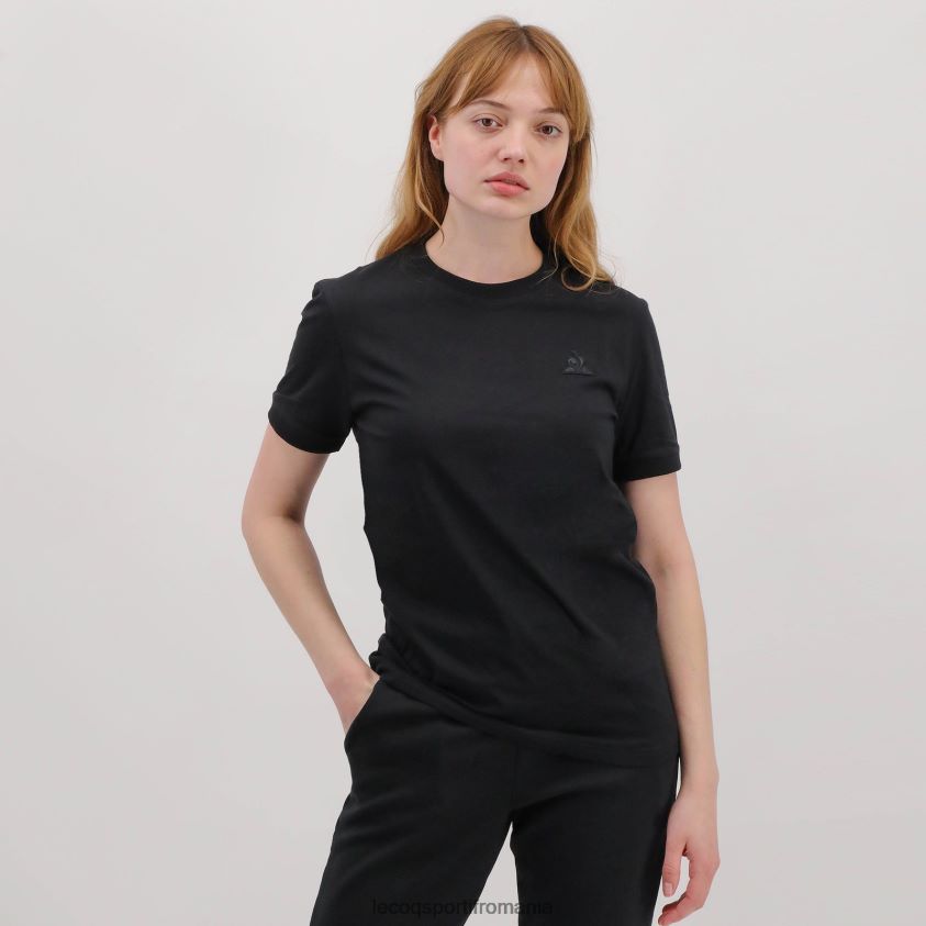 bărbați tricou negru 4L4FJF195 Le Coq Sportif îmbrăcăminte