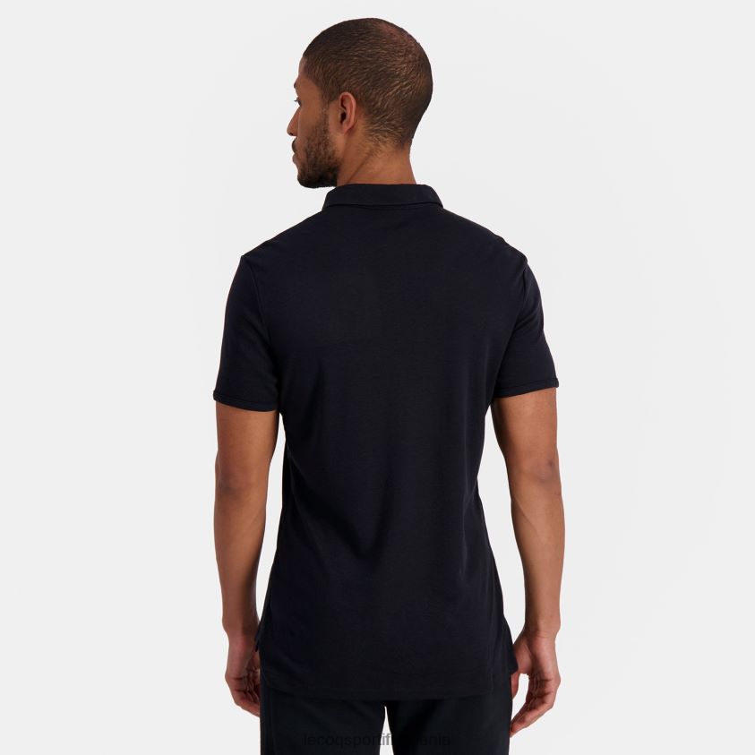 bărbați tricou negru 4L4FJF488 Le Coq Sportif îmbrăcăminte