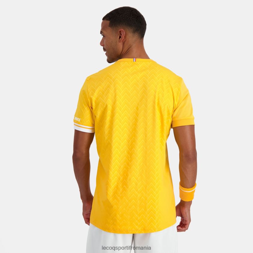 bărbați tricou portocaliu 4L4FJF478 Le Coq Sportif îmbrăcăminte