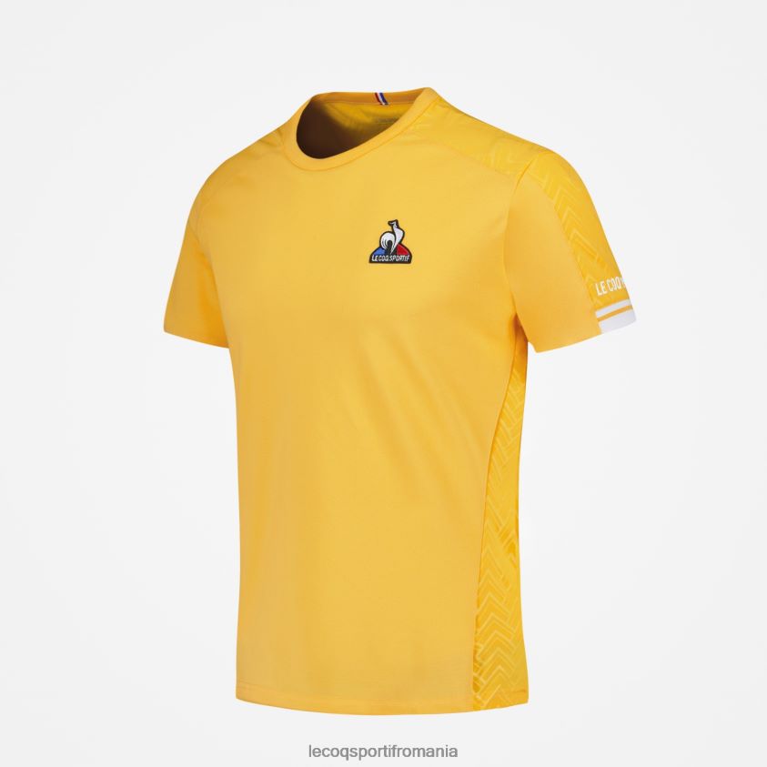 bărbați tricou portocaliu 4L4FJF478 Le Coq Sportif îmbrăcăminte