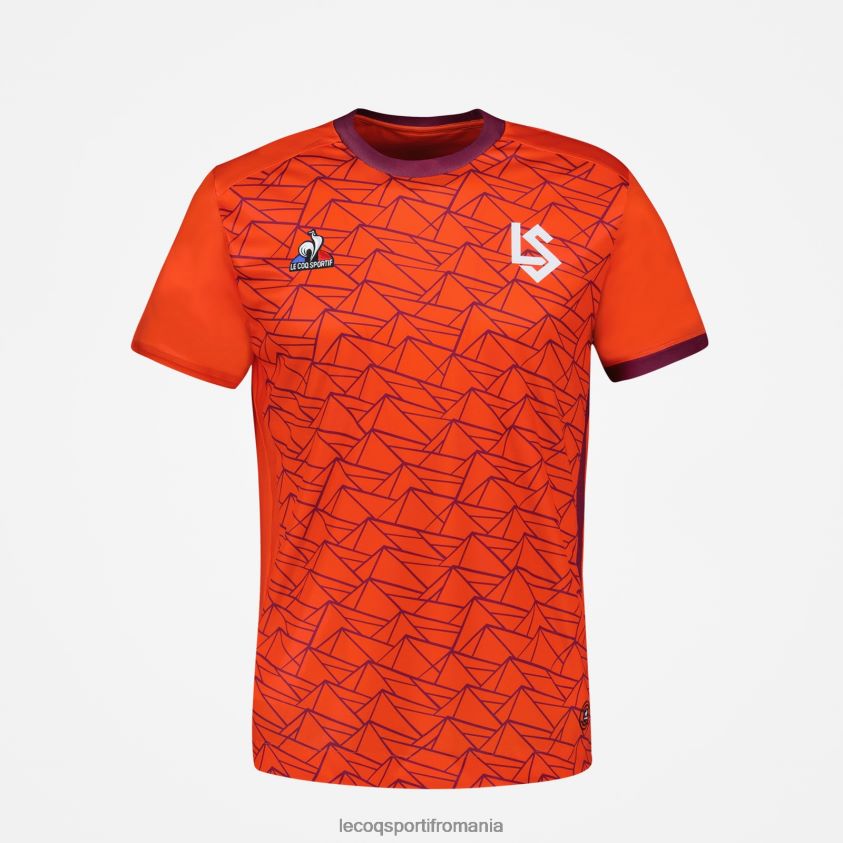 bărbați tricou portocaliu 4L4FJF479 Le Coq Sportif îmbrăcăminte