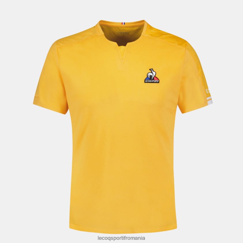 bărbați tricou portocaliu 4L4FJF483 Le Coq Sportif îmbrăcăminte