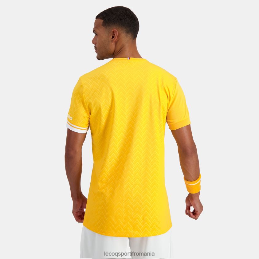 bărbați tricou portocaliu 4L4FJF483 Le Coq Sportif îmbrăcăminte