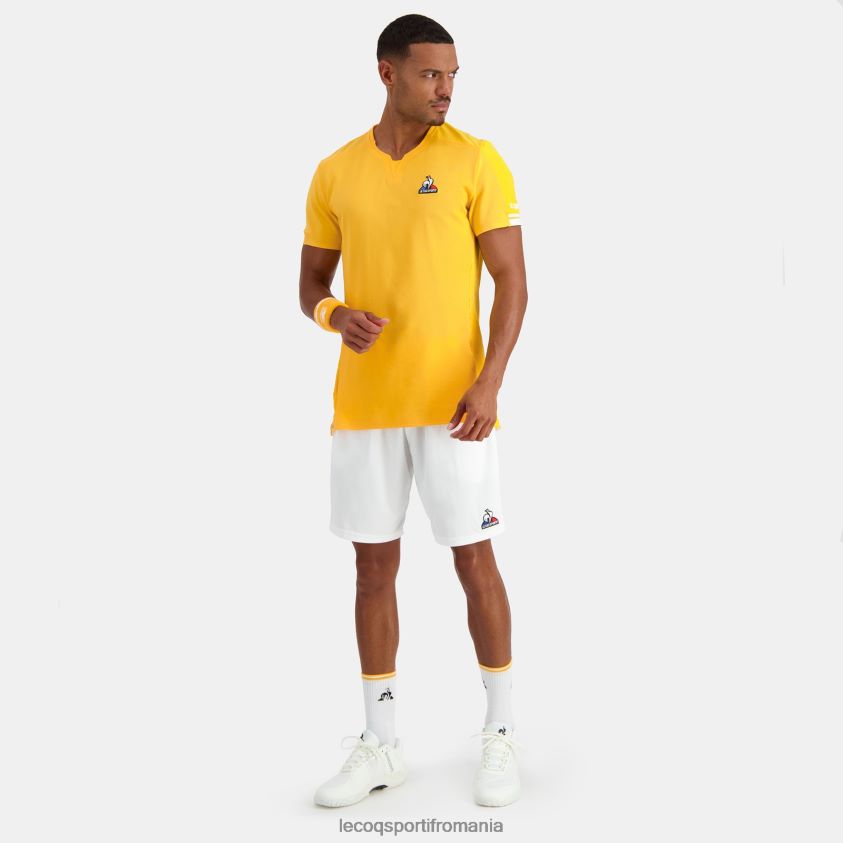 bărbați tricou portocaliu 4L4FJF483 Le Coq Sportif îmbrăcăminte