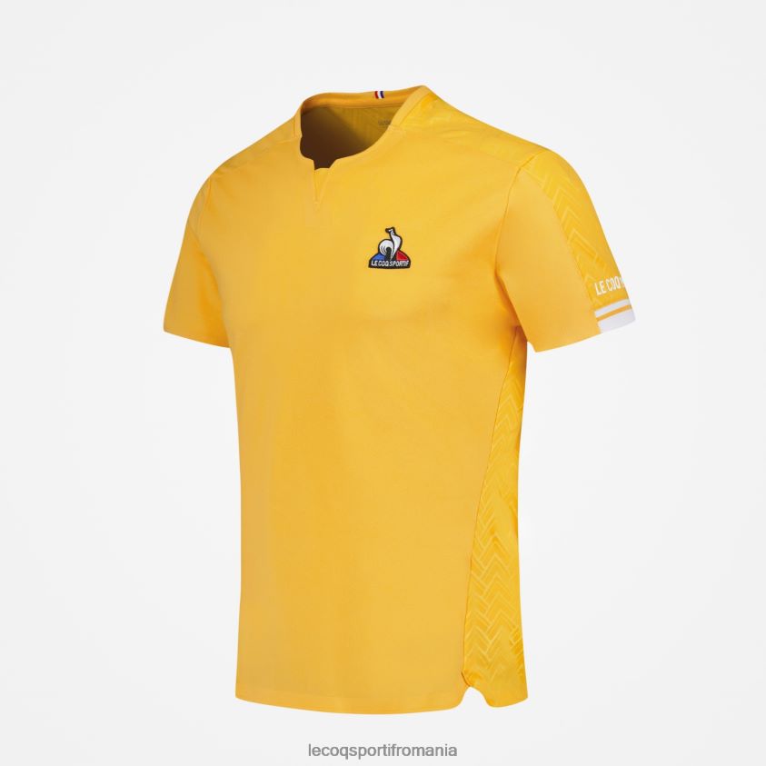 bărbați tricou portocaliu 4L4FJF483 Le Coq Sportif îmbrăcăminte