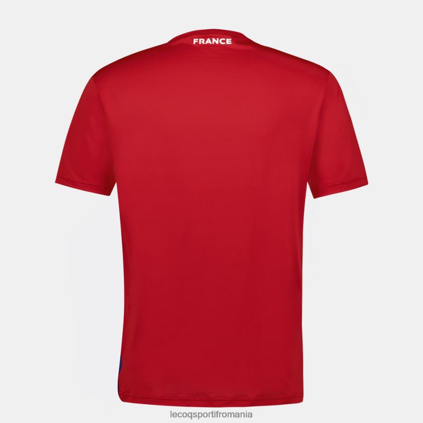 bărbați tricou roșu 4L4FJF213 Le Coq Sportif îmbrăcăminte
