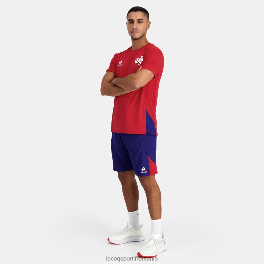 bărbați tricou roșu 4L4FJF213 Le Coq Sportif îmbrăcăminte