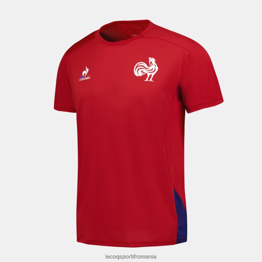 bărbați tricou roșu 4L4FJF213 Le Coq Sportif îmbrăcăminte