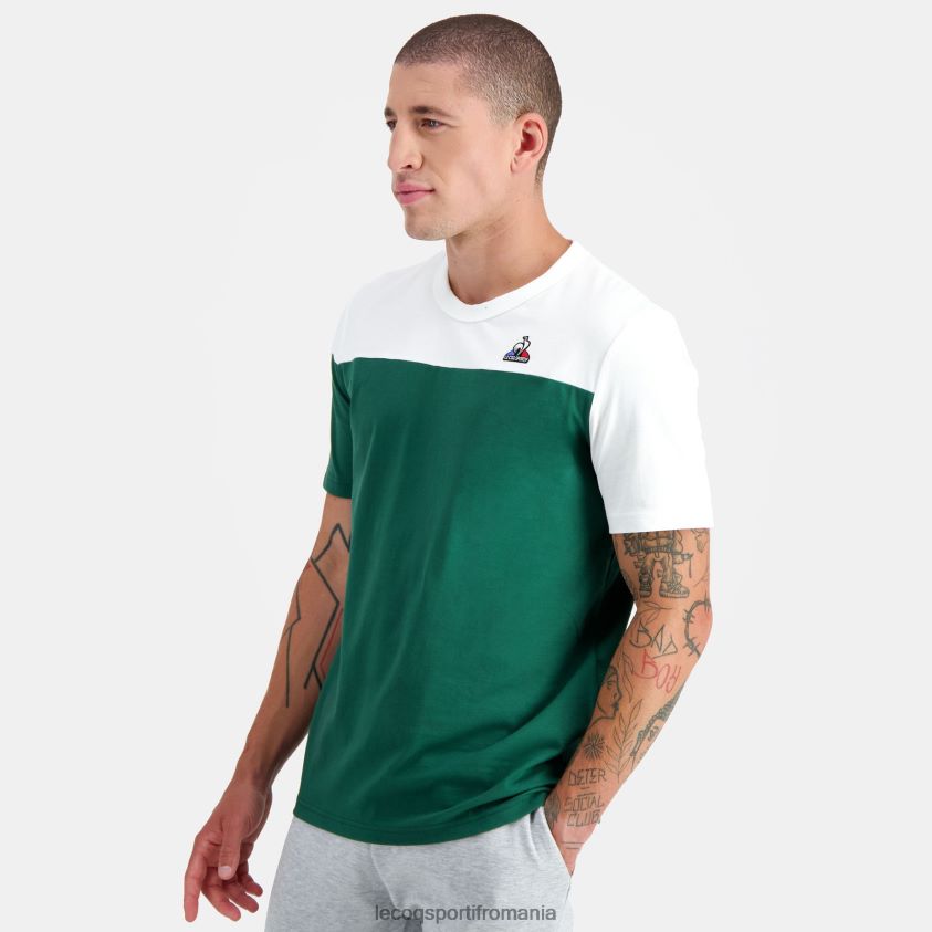 bărbați tricou verde 4L4FJF447 Le Coq Sportif îmbrăcăminte