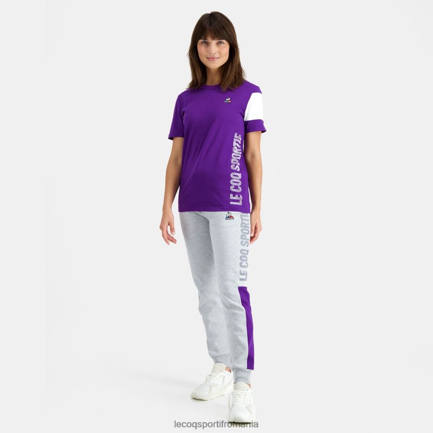 bărbați tricou violet 4L4FJF444 Le Coq Sportif îmbrăcăminte
