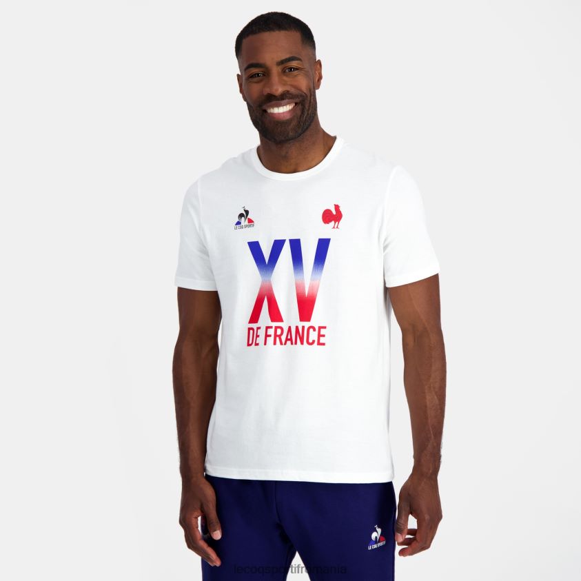 bărbați tricou - xv de france alb 4L4FJF157 Le Coq Sportif îmbrăcăminte