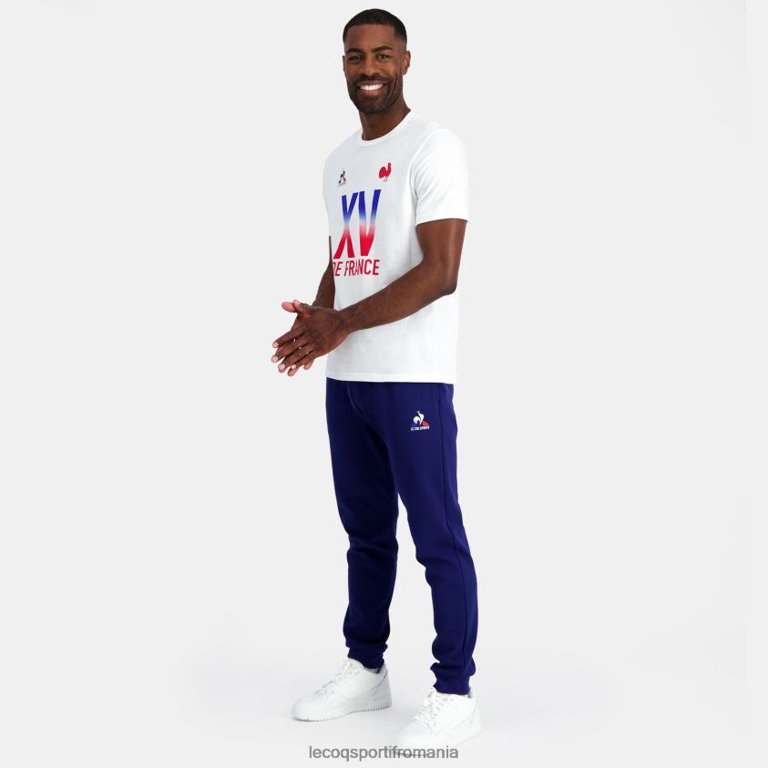 bărbați tricou - xv de france alb 4L4FJF157 Le Coq Sportif îmbrăcăminte