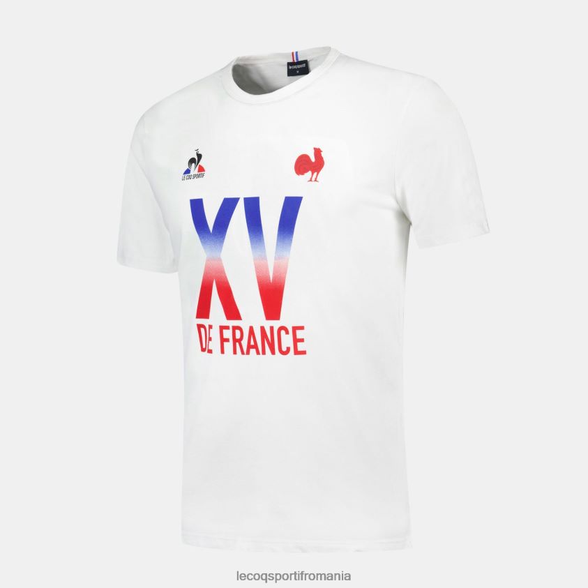 bărbați tricou - xv de france alb 4L4FJF157 Le Coq Sportif îmbrăcăminte