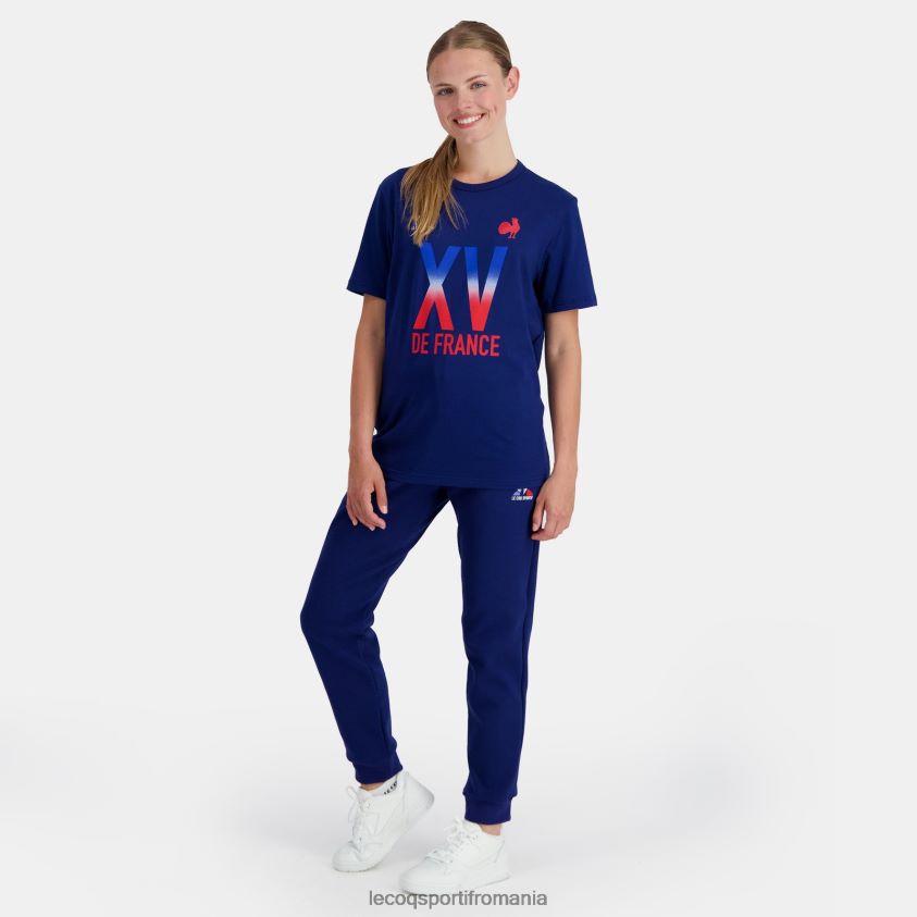 bărbați tricou - xv de france blue 4L4FJF141 Le Coq Sportif îmbrăcăminte