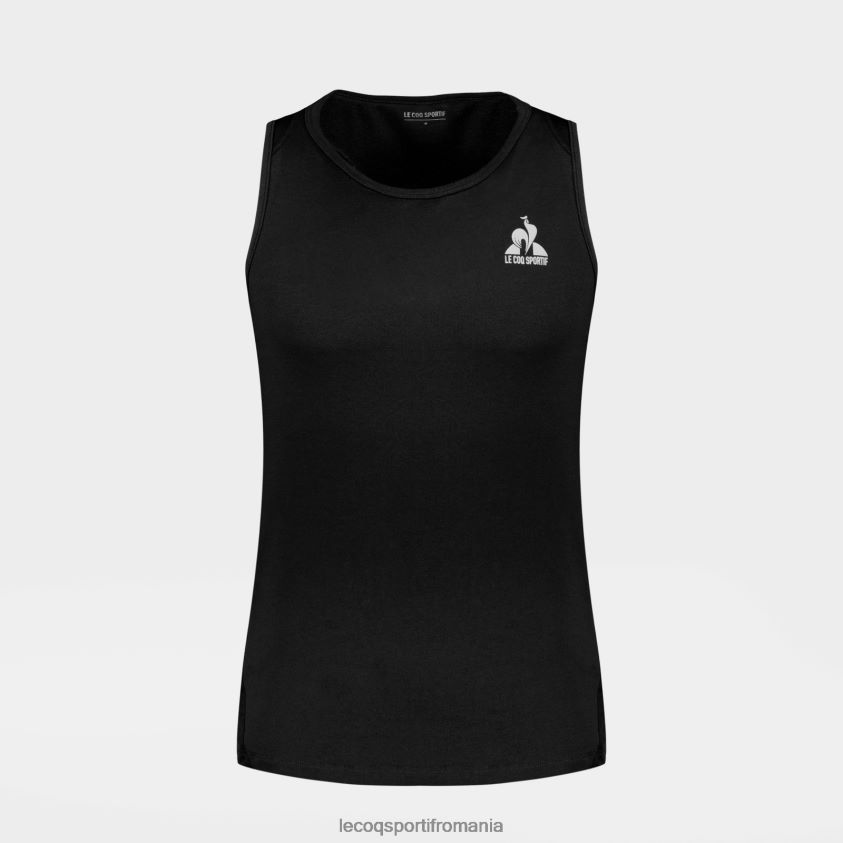 bărbați vesta top negru 4L4FJF177 Le Coq Sportif îmbrăcăminte
