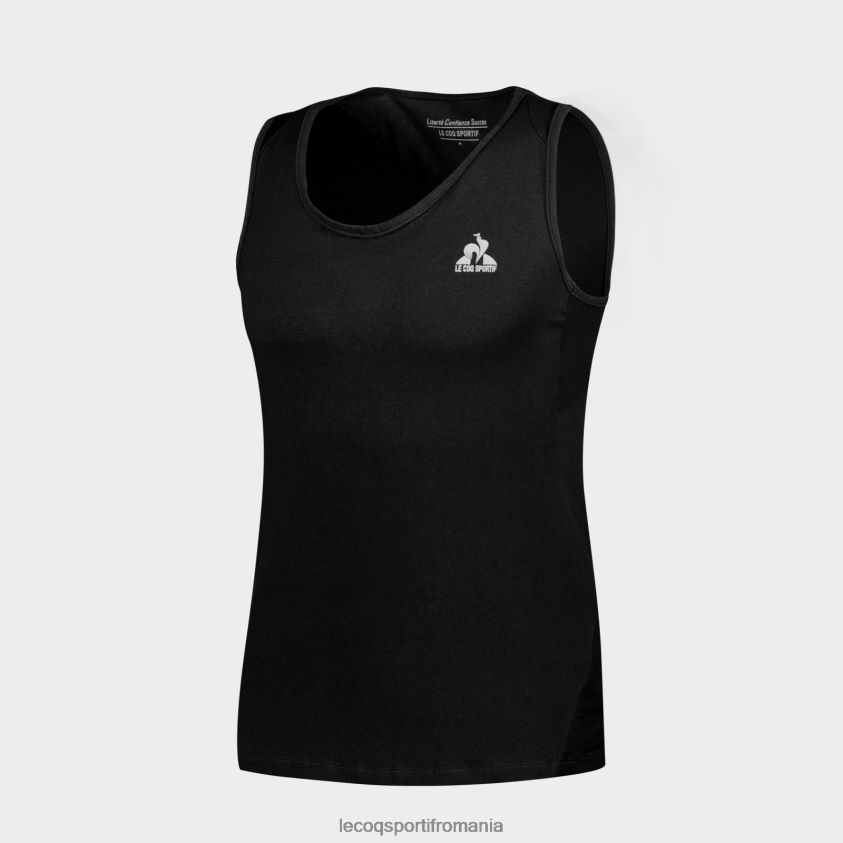 bărbați vesta top negru 4L4FJF177 Le Coq Sportif îmbrăcăminte