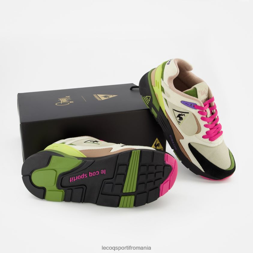 bărbați pantof lcs r1100 x alb opiu 4L4FJF571 Le Coq Sportif pantofi