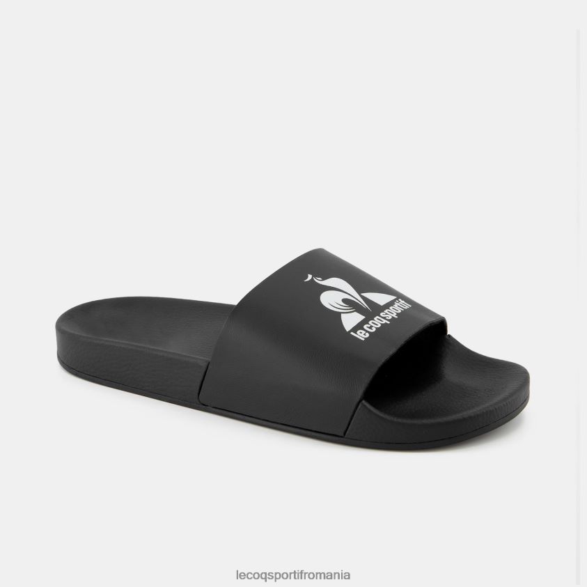 bărbați diapozitive fabricate în Franța negru 4L4FJF251 Le Coq Sportif pantofi