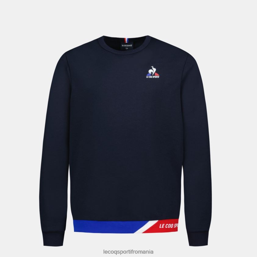 copii hanorac albastru 4L4FJF394 Le Coq Sportif îmbrăcăminte