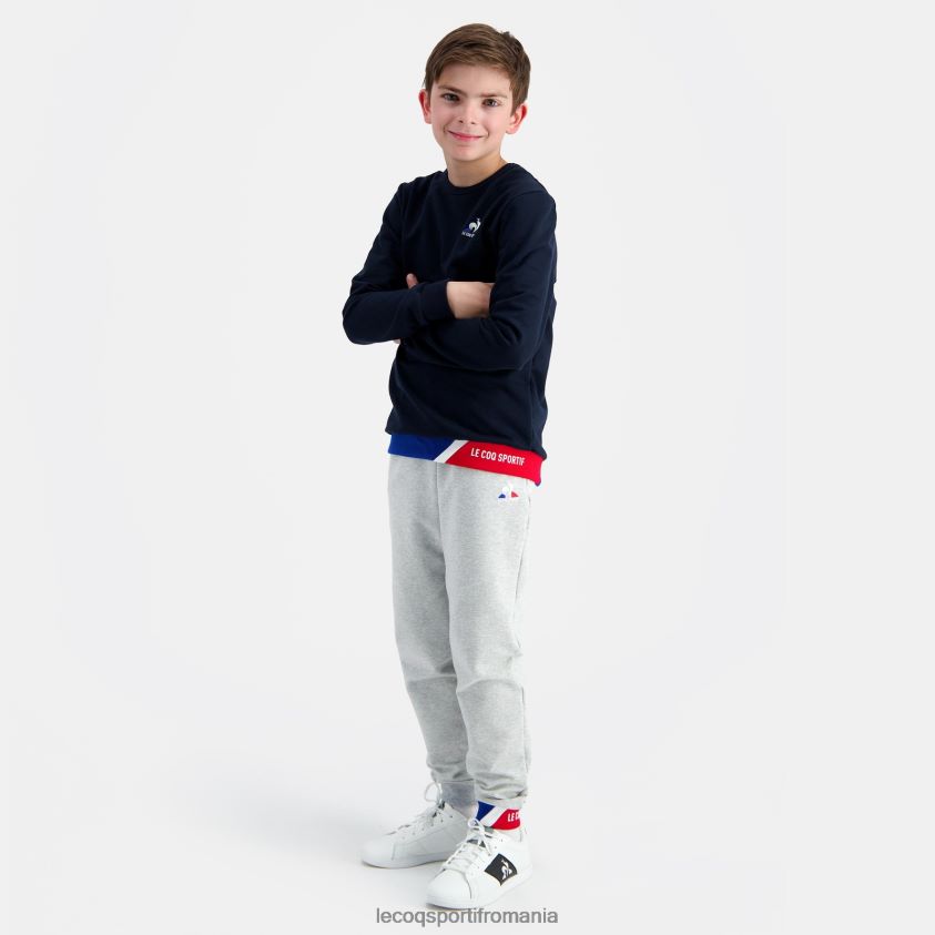 copii hanorac albastru 4L4FJF394 Le Coq Sportif îmbrăcăminte