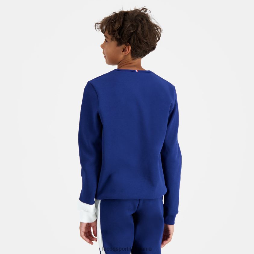 copii hanorac albastru 4L4FJF648 Le Coq Sportif îmbrăcăminte