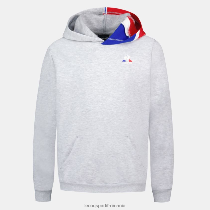 copii hanorac cu glugă gri 4L4FJF393 Le Coq Sportif îmbrăcăminte