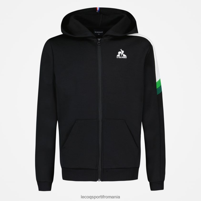 copii hanorac cu glugă și fermoar multicolor 4L4FJF391 Le Coq Sportif îmbrăcăminte