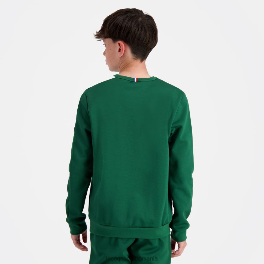 copii hanorac verde 4L4FJF392 Le Coq Sportif îmbrăcăminte