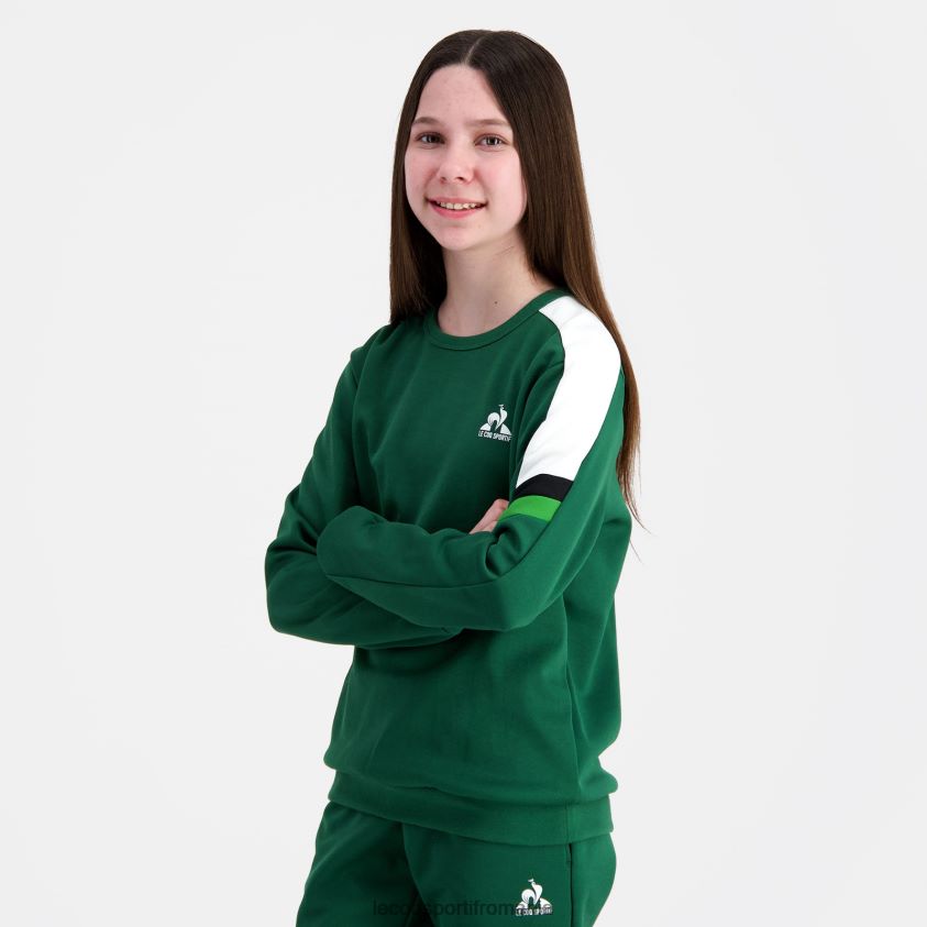 copii hanorac verde 4L4FJF392 Le Coq Sportif îmbrăcăminte