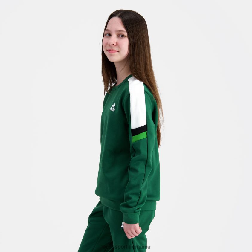 copii hanorac verde 4L4FJF392 Le Coq Sportif îmbrăcăminte