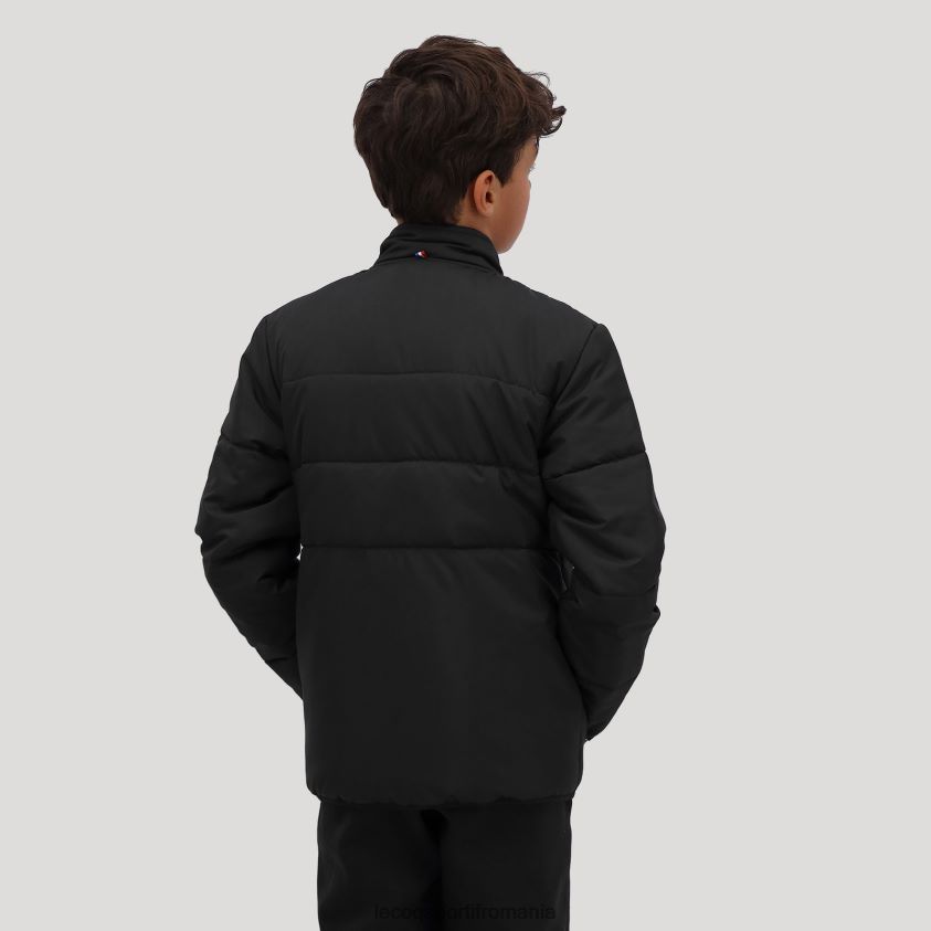 copii jacheta neagra 4L4FJF657 Le Coq Sportif îmbrăcăminte