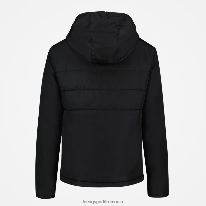 copii jacheta neagra 4L4FJF658 Le Coq Sportif îmbrăcăminte